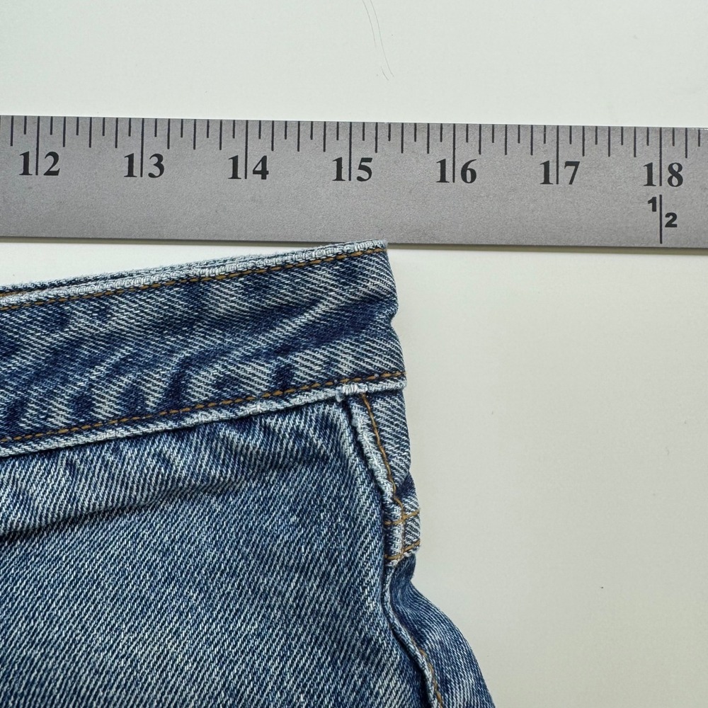 Texwood Jaxwood Jeans Women 32 Blue Good High Waisted Vintage Straight Leg Denim - Picture 10 of 14